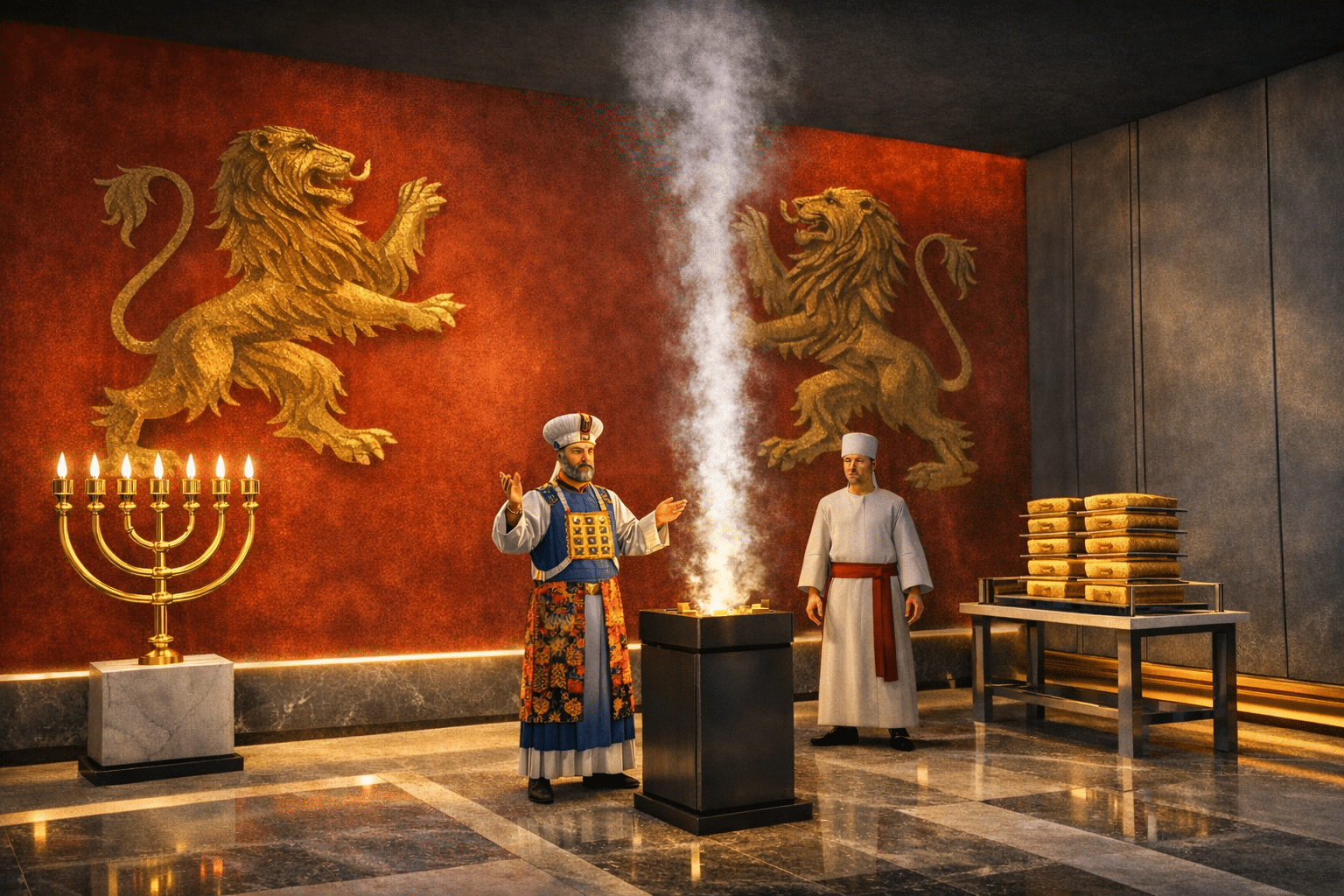 Pitoum HaKetoret texte sacré sur parchemin