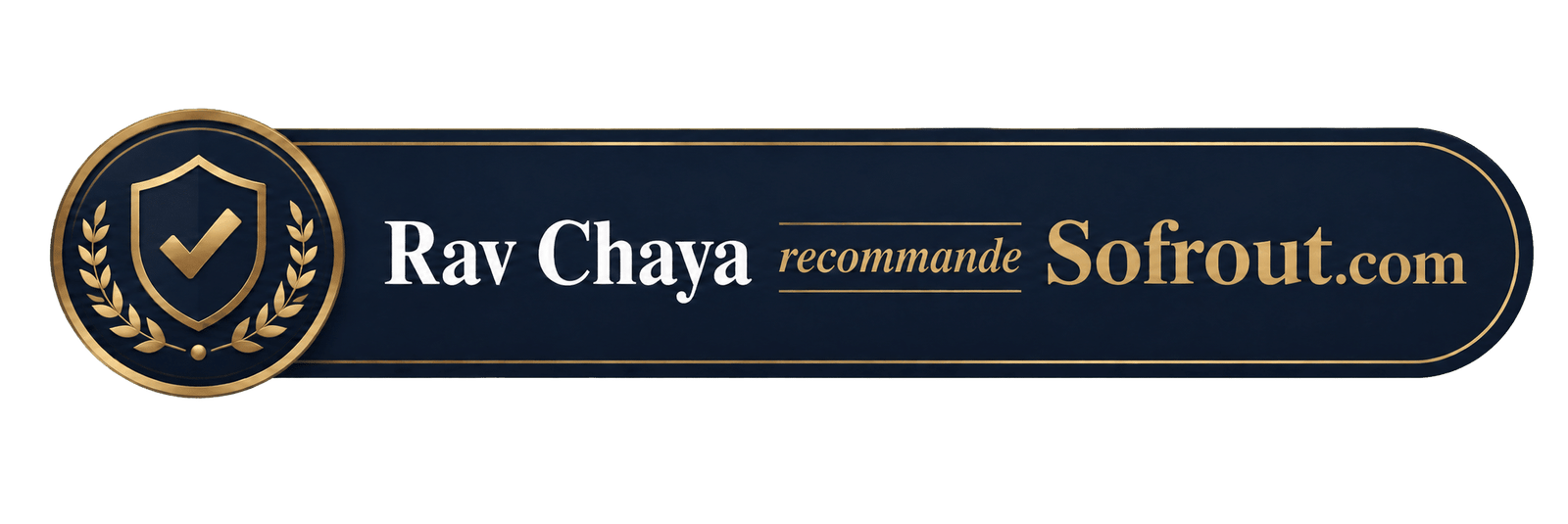 Le Rav Chaya recommande Sofrout.com